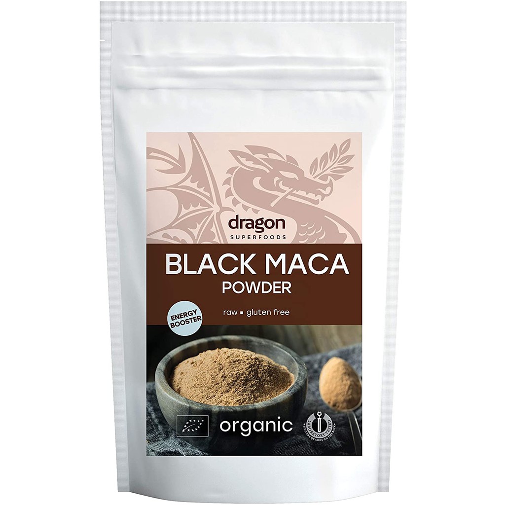 Bột Maca đen hữu cơ Dragon Superfoods 100g