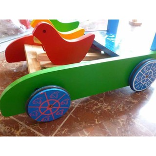 Xe tập đi 3 con gà
