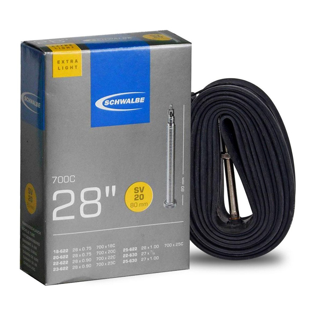 RUỘT XE ĐẠP SCHWALBE 700C SV20 (80MM) (1 cái)