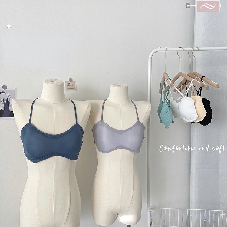 Áo lót thể thao hai dây không lộ đường may thời trang mùa hè gợi cảm cho nữ