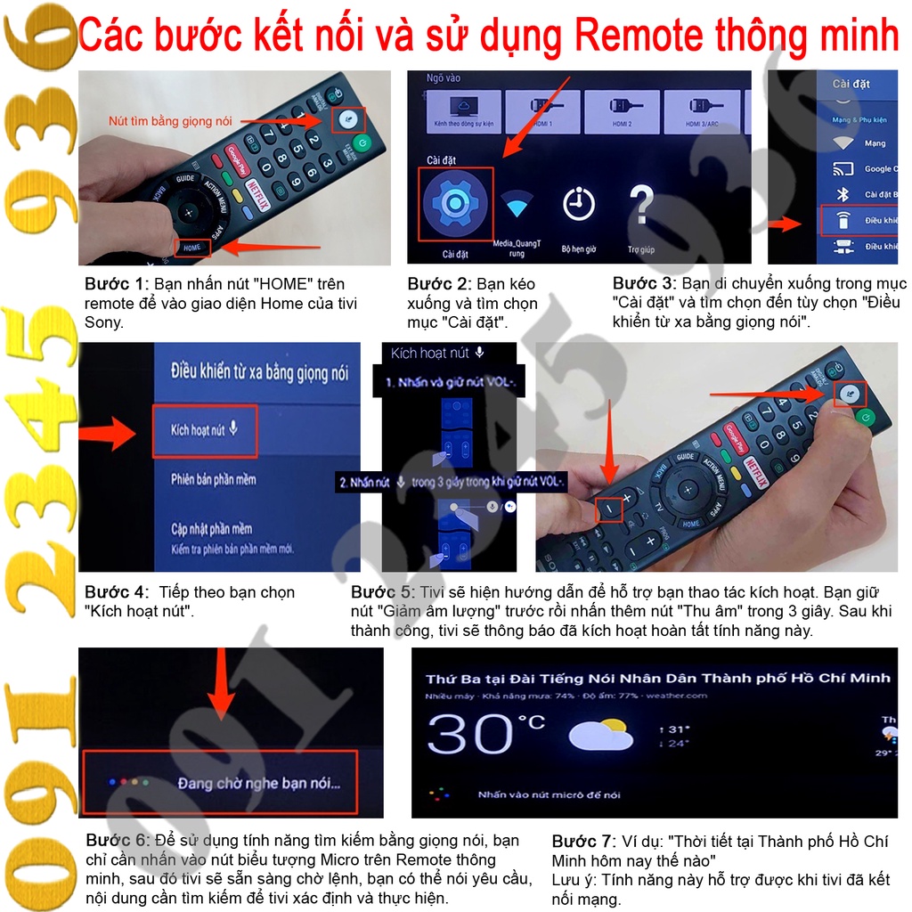 Remote Điều khiển tivi SONY mẫu năm 2017 có Giọng nói tặng Pin Chính Hãng Hàng Xịn Hàng Sịn 100% RMF-TX200P &lt;=&gt; TX310P