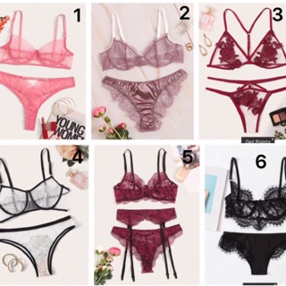 Set áo ngực quần lót ren sexy