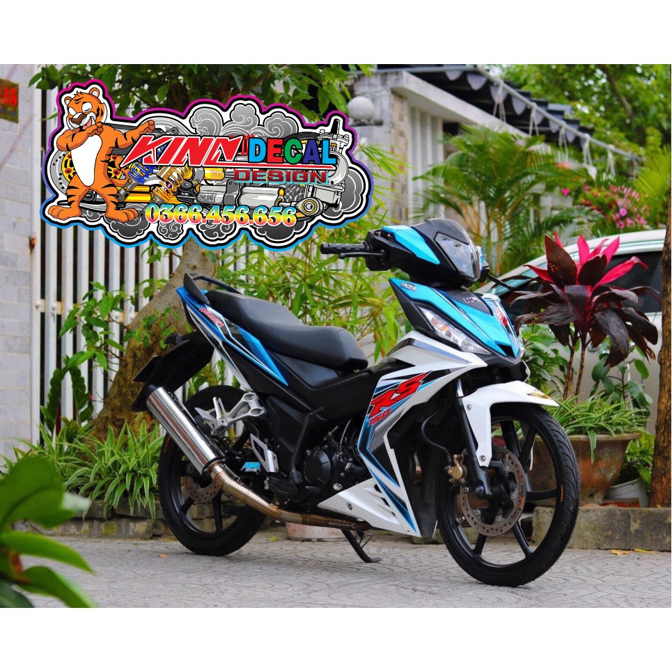 Tem Rời Winner mẫu RS150 màu trắng xanh đen đỏ