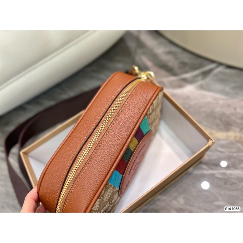Túi đeo chéo cho nam và nữ thương hiệu Coach Horse And Carriage da thật cao cấp
