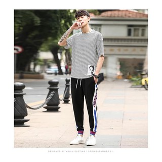 [Freeship 1 sản phẩm] Quần Jogger Phối Bo