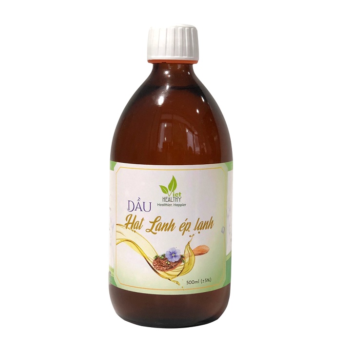 Dầu hạt lanh ép lạnh Viet Healthy 500ml