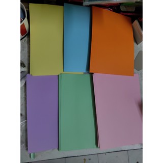 Combo văn phòng phẩm giấy  bìa màu
