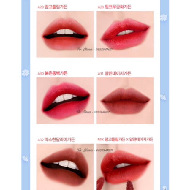 [Đã Về Hàng Ver6] Son Black Rouge Airfit Velvet Tint | Thế Giới Skin Care