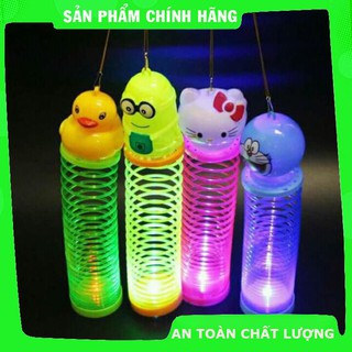 Thú nhún đèn lồng lo xo có đèn rực rỡ