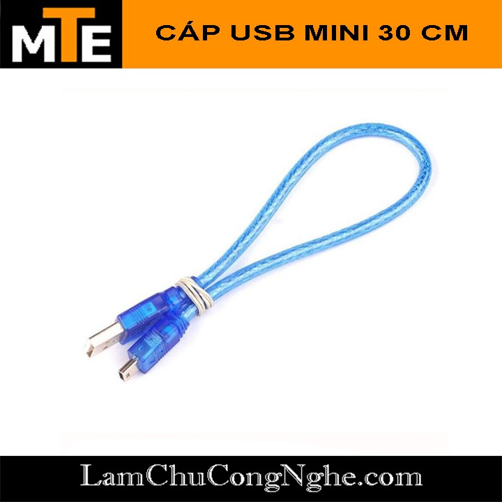 Dây cáp USB type A sang USB mini dài 30 cm