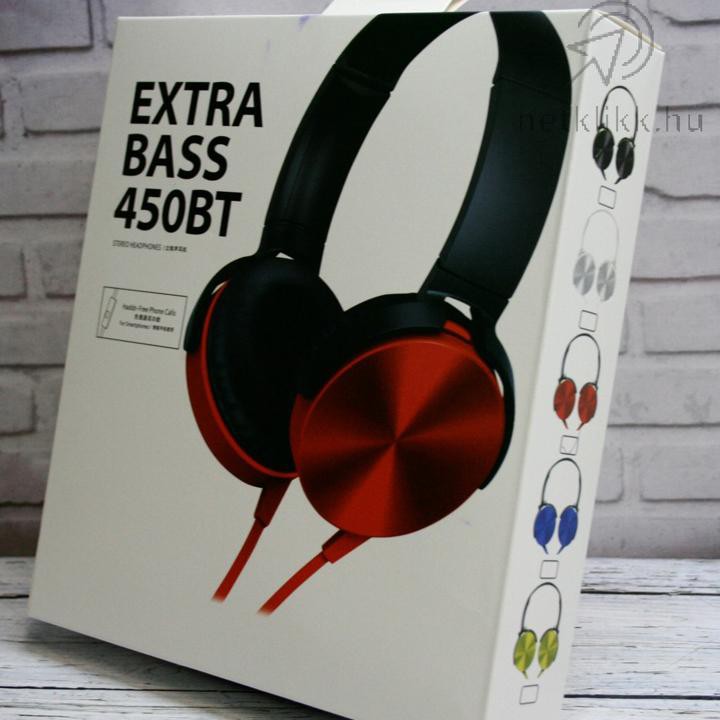 Tai Nghe Chụp Tai Có Dây Extra Bass XB450 Bass Cực Mạnh Dùng Cắp Cho Mọi Điện thoại Và Máy Tính Laptop