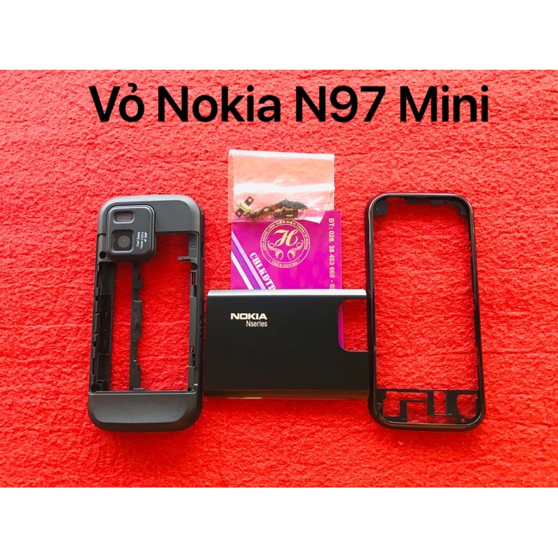 Vỏ Nokia N97 Mini màu đen (Y như hình)