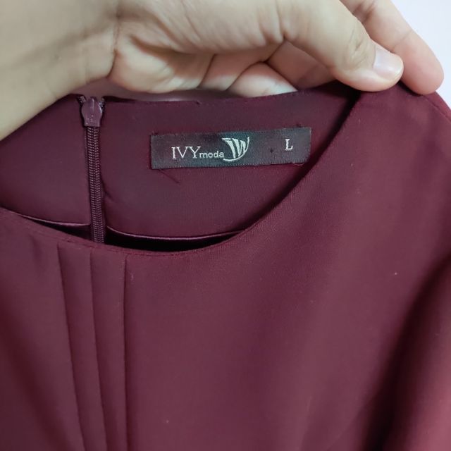 [Thanh lý] Đầm liền IVY Moda màu mận chín size L