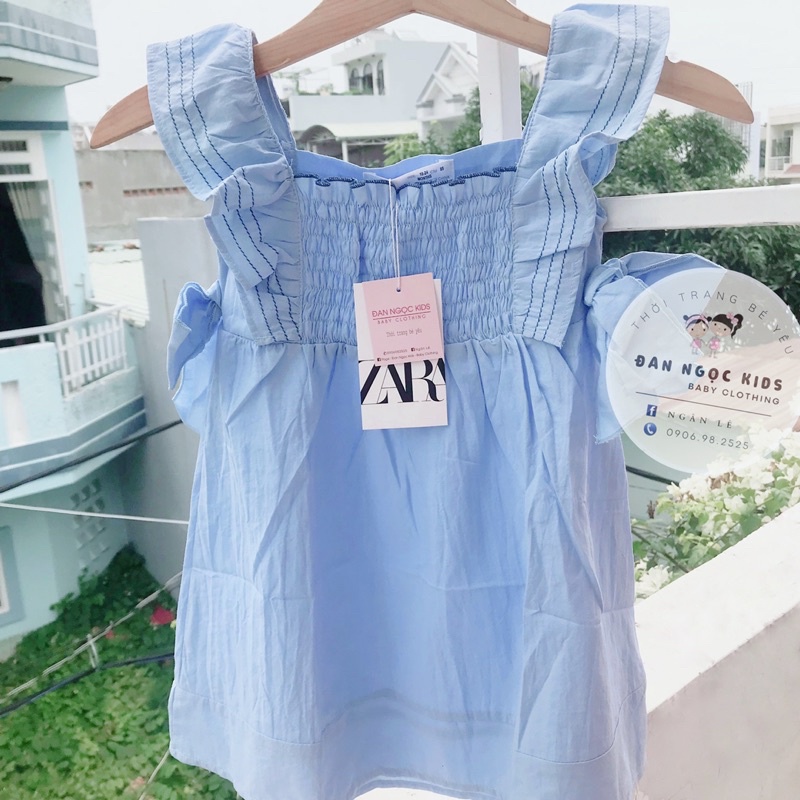 Váy Smock nơ Zara