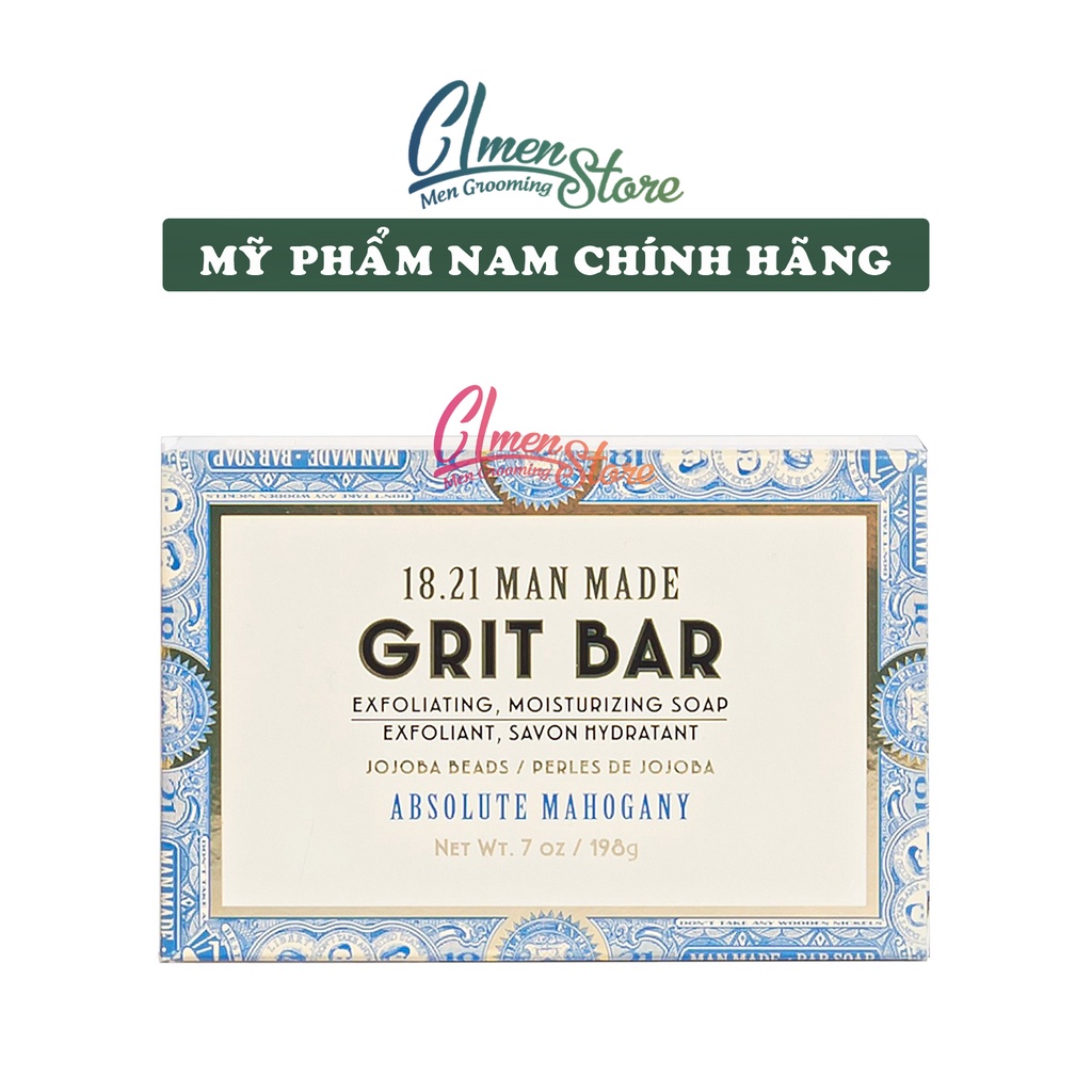 18.21 Man Made Grit Bar – Xà phồng toàn thân tẩy tế bào chết