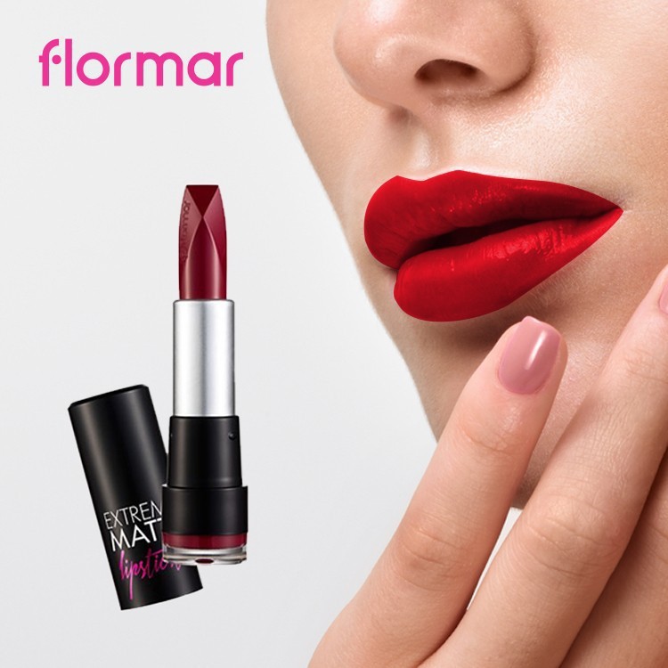 Son Môi Lì Flormar Extreme Matte Lipstick Màu 004 Red Carpet - Thương Gia Trading