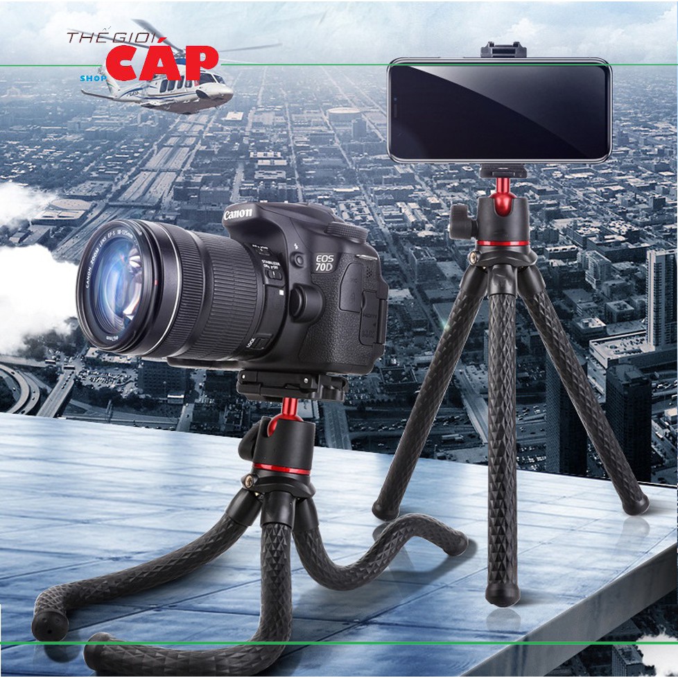 Chân Đế Gimbal Bạch Tuộc Cho Điện Thoại Và Máy Ảnh YT-138A