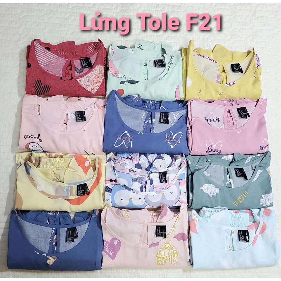 (Bán sỉ) Bộ Tôn Lanh Lửng F21 vnxk size 2xl(69-75kg) | BigBuy360 - bigbuy360.vn
