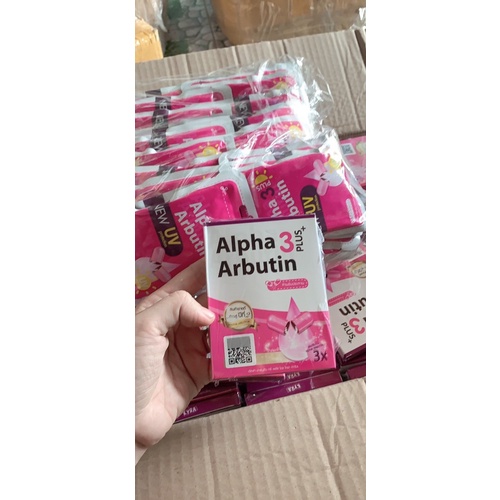 ❌VỈ 10 viên kích trắng alpha arbutin Thái Lan trộn với kem body tăng độ trắng gấp 3 lần