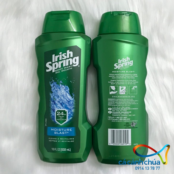 Sữa tắm dành cho nam Irish Spring Body Wash 532ml