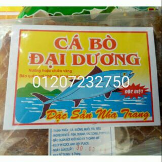 500g Cá Bò Đại Dương Khô Rút Xương, Dày Thịt