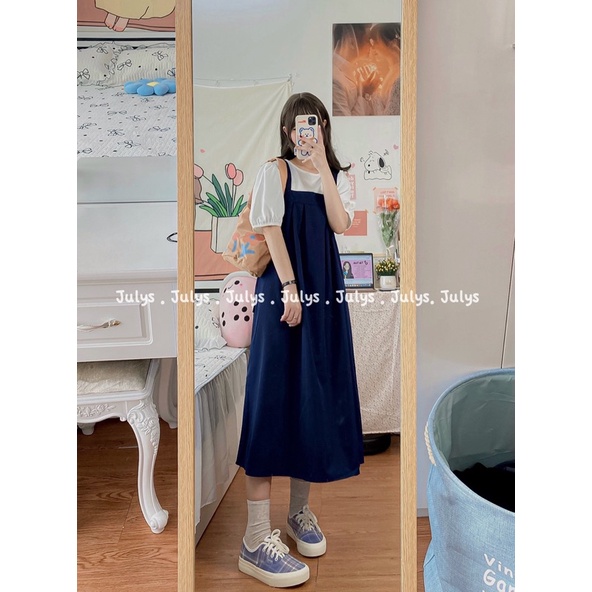 Set yếm ulzzang dài 2 chi tiết (ảnh thật shop chụp kèm video) | BigBuy360 - bigbuy360.vn
