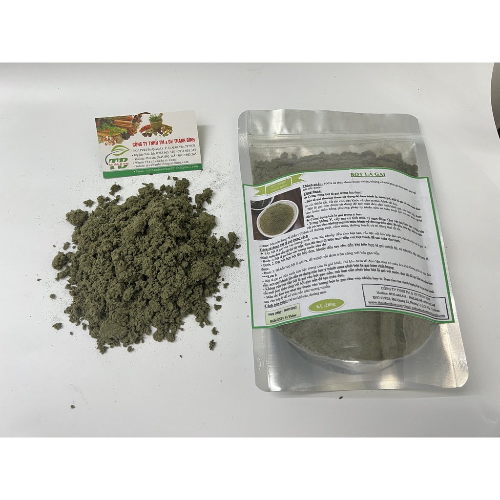 Bột Lá Gai 1Kg Sấy Khô Tự Nhiên
