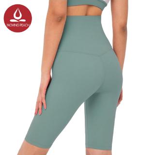 Quần lửng MOVING PEACH cạp cao dùng tập thể thao tiện dụng cho nữ