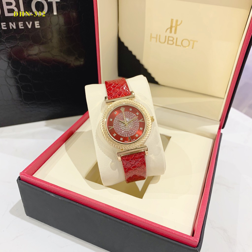 Đồng hồ nữ Versace mặt tròn dây da cao cấp tặng hộp DHN332 vân_anh_shop
