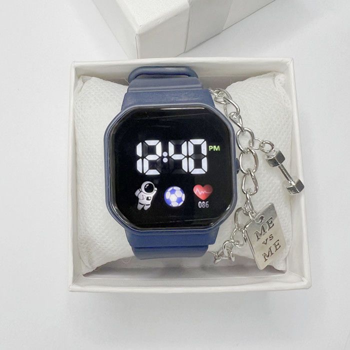 Đồng Hồ Điện Tử Chống Thấm Nước Có Đèn LED Công Nghệ Đơn Giản Thời Trang Cho Nam Và Nữ