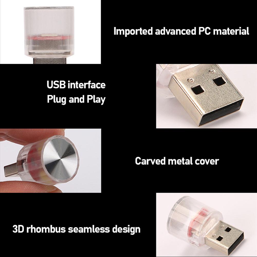 Đèn LED USB Mini Trang Trí Nội Thất Xe Hơi B9D1