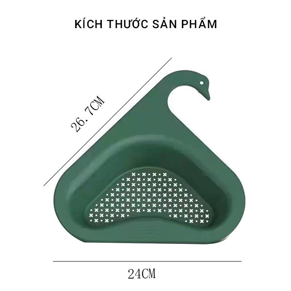 Khay Lọc Rác Để Bồn Rửa Bát Làm Bằng Chất Liệu Nhựa PP Thân Thiện Với Môi Trường Chịu Lực Chịu Nhiệt Tốt