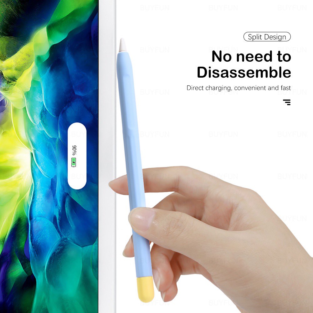 Vỏ bọc silicon bảo vệ bút cảm ứng Apple Pencil 1 và Pencil 2 case - Macos loại 1