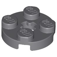 Gạch Lego tấm 2 x 2 tròn có lỗ trục / Lego Part 4032: Plate, Round 2 x 2 with Axle Hole