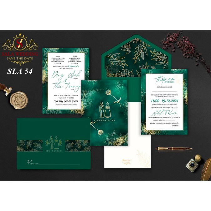 Thiệp cưới SLA54