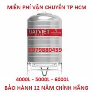 Mua Bồn Nước đứng inox304 Đại Việt  (4000L- 5000L- 6000L)