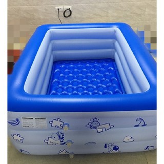 Bể bơi hình chữ nhật 3 tầng 2m1