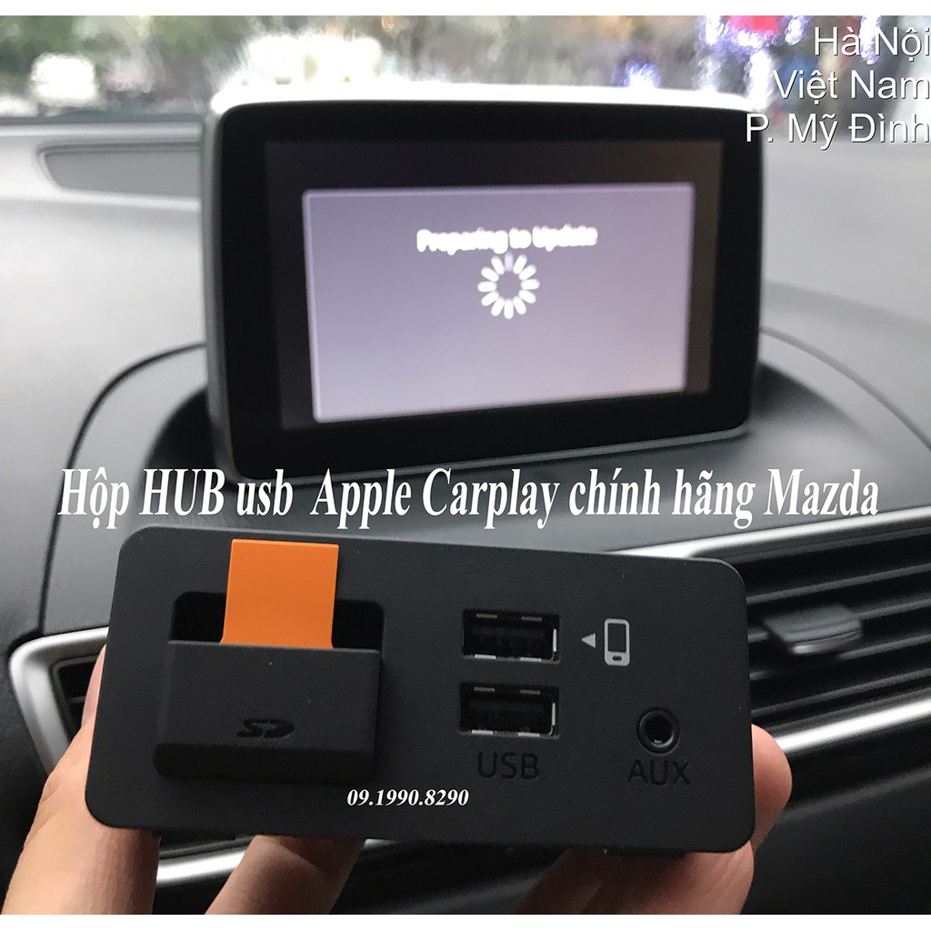 Kit Apple Carplay Mazda 3 mã 9U0C chính hãng mazda