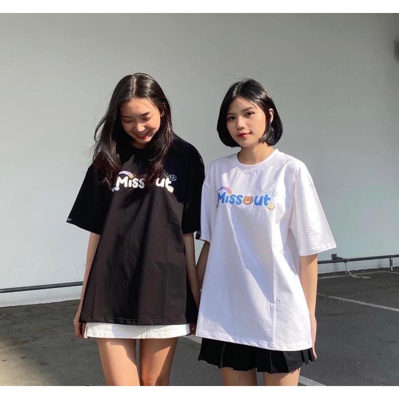 [Mã SKAMA06 giảm 8% tối đa 50K đơn 250K] [Rẻ Vô Địch Áo cotton tay lỡ Unisex -- Gấu Nâu Missout🐻 | BigBuy360 - bigbuy360.vn
