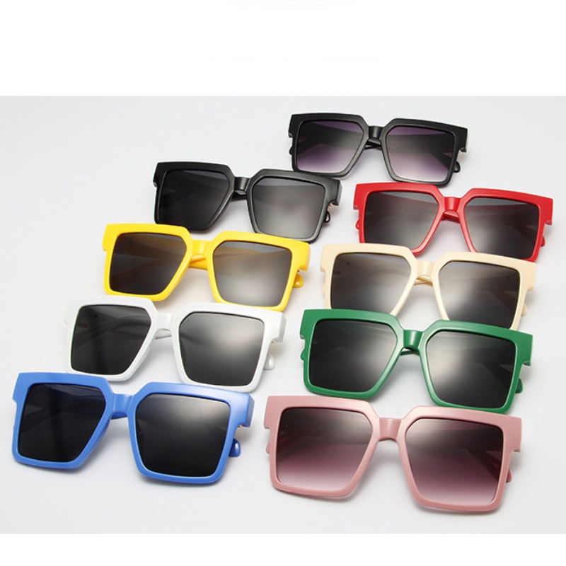 Kính Mát Gọng Vuông Nhiều Màu Thời Trang Phương Tây