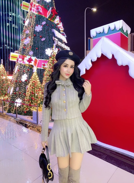 Set dạ nơ học sinh babe lắm luôn nàaaaaa