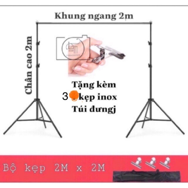 Khung treo phông nền chụp ảnh - khung treo phông nền di động