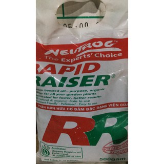 PHÂN HỮU CƠ TAN CHẬM RAPID RAISER GÓI 1kg