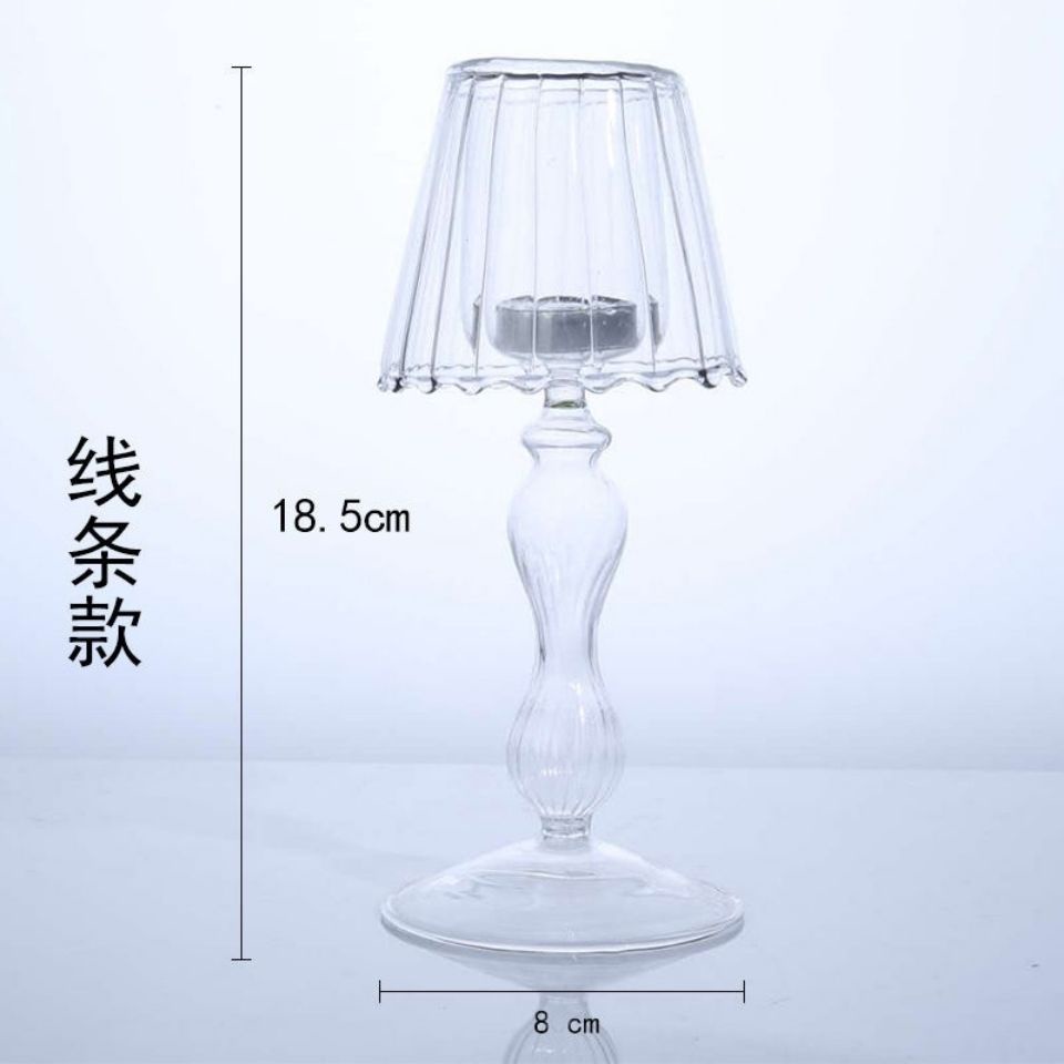 Giá Đỡ Đèn Cầy Bằng Thủy Tinh Phong Cách Châu Âu Cổ Điển Độc Đáo Trang Trí Nhà Cửa / Tiệc Cướ