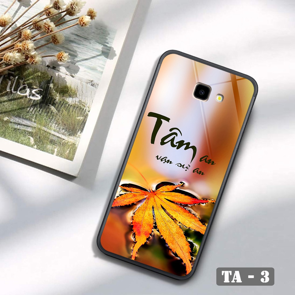 Ốp lưng điện thoại Tâm An cho điện thoại Samsung Galaxy J4 Plus - J5 Prime - J7 Prime in lưng kính bóng sáng