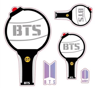 Sticker 3D BTS/BT21