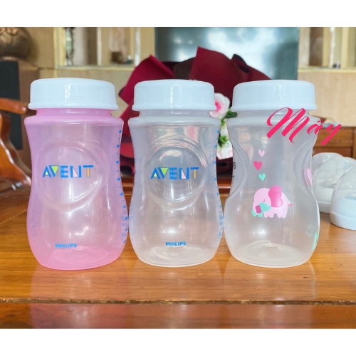 Thân bình sữa philips avent 260ml kèm nắp chặn