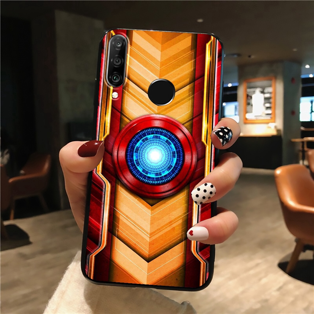 Ốp điện thoại mềm hình Người Sắt anh hùng Marvel cho Huawei Nova Mate 10 20 2 2i 3 3i 4 Lite Pro