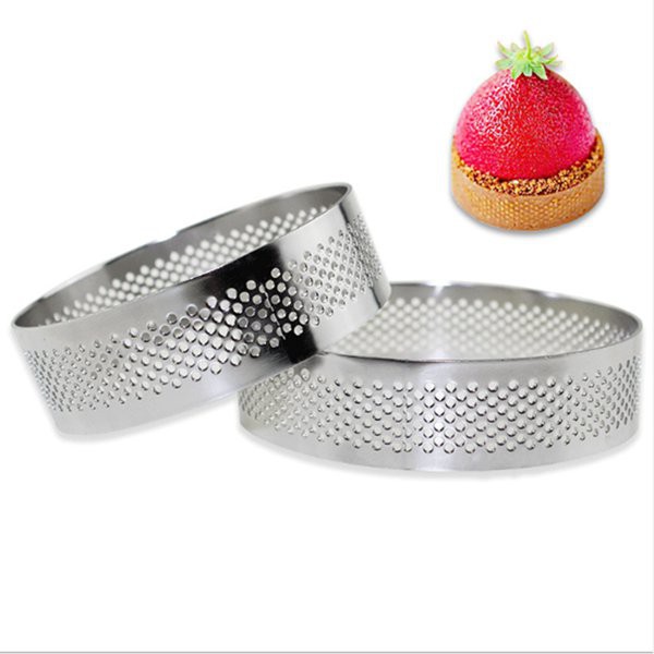 Khuôn Làm Bánh Tart Hình Tròn Bằng Thép Không Gỉ