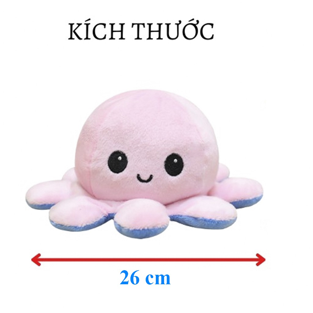 Gấu bông bạch tuộc cảm xúc size 26cm